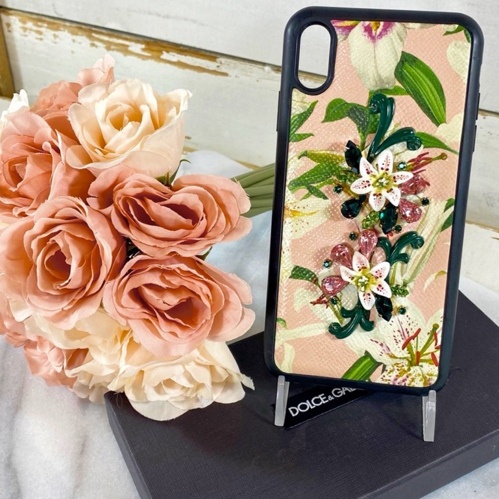 Dolce & Gabbana iPhone XS Max Dauphine Stampata Phone Cover